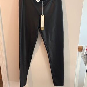 Faux leather Black Leggings